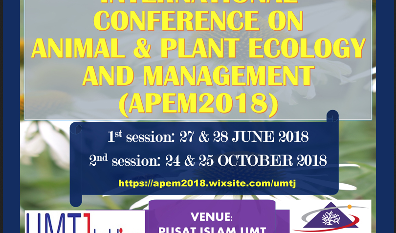 International Conference on Animal and Plant Ecology and Management (APEM 2018)