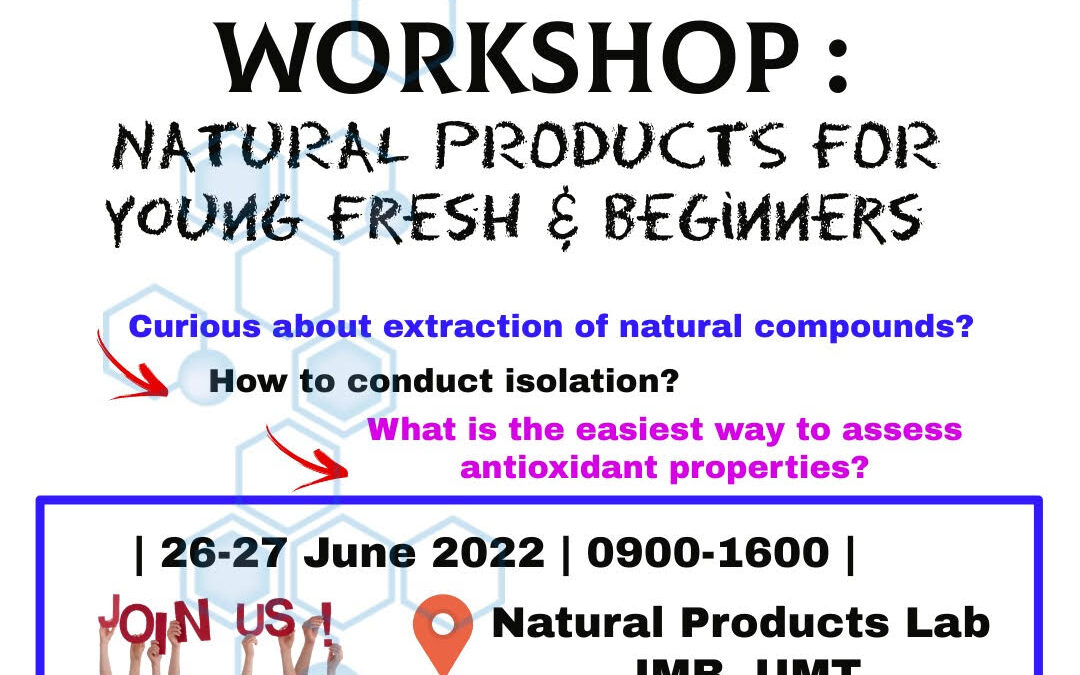 WORKSHOP : NATURAL PRODUCTS FOR YOUNG FRESH & BEGINNERS